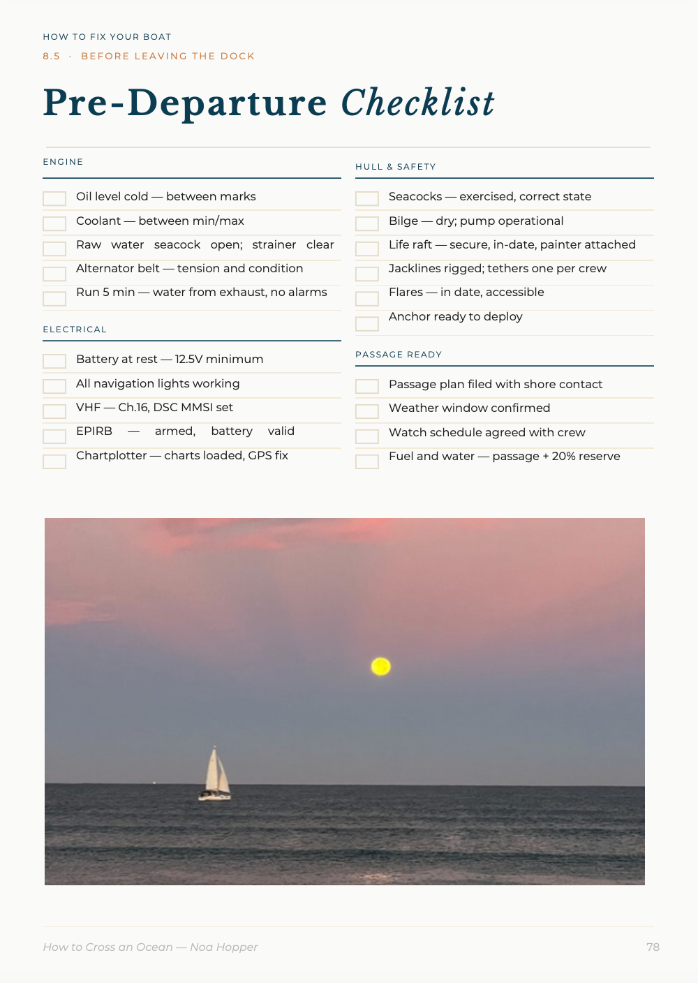 How To Cross An Ocean